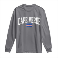 Cape Verde Sports Throwback Long Sleeve Shirt Cabo Verdean Pride