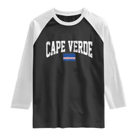 Cape Verde Sports Throwback Raglan Shirt Cabo Verdean Pride