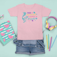 Funny Back To School T Shirt For Kid This Mermaid Is Headed To 1st Grade Bubbles Starfish Seashell - Wonder Print Shop
