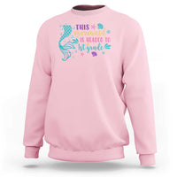 Funny Back To School Sweatshirt This Mermaid Is Headed To 1st Grade Bubbles Starfish Seashell - Wonder Print Shop