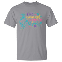 Funny Back To School T Shirt This Mermaid Is Headed To 1st Grade Bubbles Starfish Seashell - Wonder Print Shop