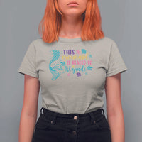 Funny Back To School T Shirt For Women This Mermaid Is Headed To 1st Grade Bubbles Starfish Seashell - Wonder Print Shop