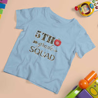 Funny Back To School Hunting T Shirt For Kid 5TH Grade Squad Camo Flag Apple Arrow - Wonder Print Shop
