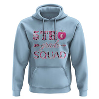 Funny Back To School Hunting Hoodie 5TH Grade Squad Pink Camo Flag Apple Arrow - Wonder Print Shop