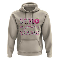 Funny Back To School Hunting Hoodie 5TH Grade Squad Pink Camo Flag Apple Arrow - Wonder Print Shop