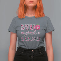 Funny Back To School Hunting T Shirt For Women 5TH Grade Squad Pink Camo Flag Apple Arrow - Wonder Print Shop