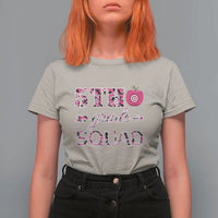 Funny Back To School Hunting T Shirt For Women 5TH Grade Squad Pink Camo Flag Apple Arrow - Wonder Print Shop