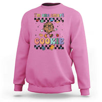 Funny Student Sweatshirt I'm One Smart Cookie Apple Book Ruler Pencil - Wonder Print Shop