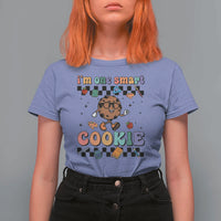 Funny Student T Shirt For Women I'm One Smart Cookie Apple Book Ruler Pencil - Wonder Print Shop