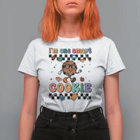 Funny Student T Shirt For Women I'm One Smart Cookie Apple Book Ruler Pencil - Wonder Print Shop