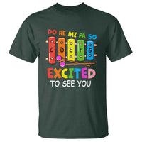 Music Teacher T Shirt Do Re Mi Fa So Excited To See You Back To School - Wonder Print Shop