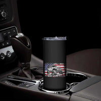 American Flag UTV Side By Side SXS Off Road Car Skinny Tumbler - Wonder Print Shop