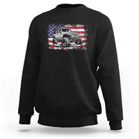 American Flag UTV Side By Side SXS Off Road Car Sweatshirt - Wonder Print Shop