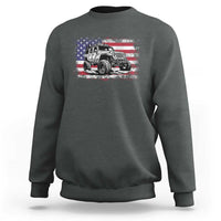 American Flag UTV Side By Side SXS Off Road Car Sweatshirt - Wonder Print Shop