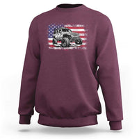 American Flag UTV Side By Side SXS Off Road Car Sweatshirt - Wonder Print Shop