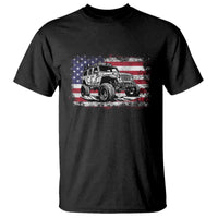 American Flag UTV Side By Side SXS Off Road Car T Shirt - Wonder Print Shop