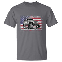 American Flag UTV Side By Side SXS Off Road Car T Shirt - Wonder Print Shop