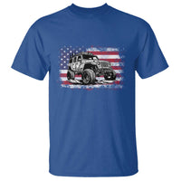 American Flag UTV Side By Side SXS Off Road Car T Shirt - Wonder Print Shop