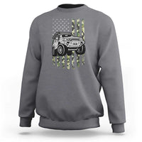 Camouflage American Flag UTV Side By Side SXS Off Road Car Sweatshirt - Wonder Print Shop
