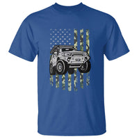 Camouflage American Flag UTV Side By Side SXS Off Road Car T Shirt - Wonder Print Shop
