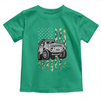 Camouflage American Flag UTV Side By Side SXS Off Road Car Toddler T Shirt - Wonder Print Shop