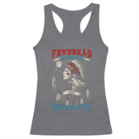 Native American Women Racerback Tank Top Frybread Thighs Skoden Eyes Dreamcatcher - Wonder Print Shop