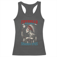 Native American Women Racerback Tank Top Frybread Thighs Skoden Eyes Dreamcatcher - Wonder Print Shop