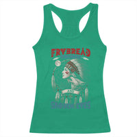 Native American Women Racerback Tank Top Frybread Thighs Skoden Eyes Dreamcatcher - Wonder Print Shop
