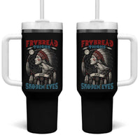 Native American Women Tumbler With Handle Frybread Thighs Skoden Eyes Dreamcatcher - Wonder Print Shop