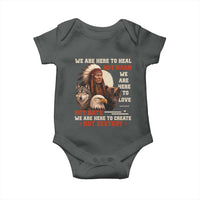 Native American Baby Onesie We Are Here To Heal Not Harm We Are Here To Love Not Hate - Wonder Print Shop