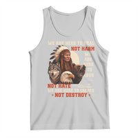 Native American Tank Top We Are Here To Heal Not Harm We Are Here To Love Not Hate - Wonder Print Shop