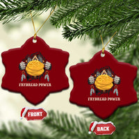 Frybread Power Ceramic Ornament Native American Indian Food