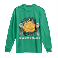 Frybread Power Long Sleeve Shirt Native American Indian Food - Wonder Print Shop