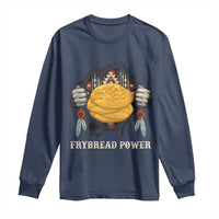 Frybread Power Long Sleeve Shirt Native American Indian Food - Wonder Print Shop
