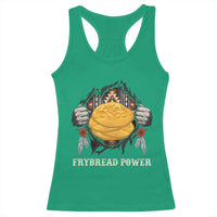 Frybread Power Racerback Tank Top Native American Indian Food - Wonder Print Shop
