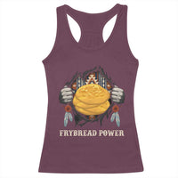 Frybread Power Racerback Tank Top Native American Indian Food - Wonder Print Shop
