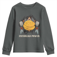 Frybread Power Youth Sweatshirt Native American Indian Food - Wonder Print Shop