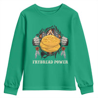 Frybread Power Youth Sweatshirt Native American Indian Food - Wonder Print Shop