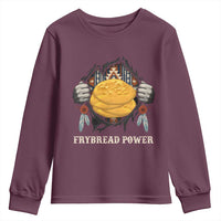 Frybread Power Youth Sweatshirt Native American Indian Food - Wonder Print Shop