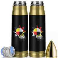 Oglala Lakota Native American Medicine Wheel Feathers Bullet Tumbler - Wonder Print Shop