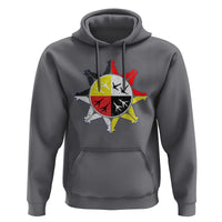 Oglala Lakota Nation Medicine Wheel Native American Hoodie - Wonder Print Shop