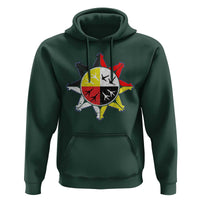 Oglala Lakota Nation Medicine Wheel Native American Hoodie - Wonder Print Shop