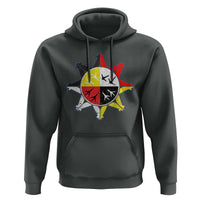 Oglala Lakota Nation Medicine Wheel Native American Hoodie - Wonder Print Shop