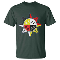 Oglala Lakota Nation Medicine Wheel Native American T Shirt - Wonder Print Shop