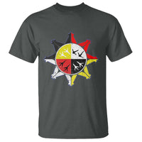 Oglala Lakota Nation Medicine Wheel Native American T Shirt - Wonder Print Shop