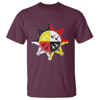 Oglala Lakota Nation Medicine Wheel Native American T Shirt - Wonder Print Shop