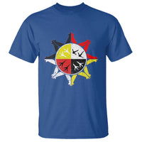 Oglala Lakota Nation Medicine Wheel Native American T Shirt - Wonder Print Shop