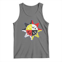 Oglala Lakota Nation Medicine Wheel Native American Tank Top - Wonder Print Shop