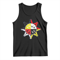 Oglala Lakota Nation Medicine Wheel Native American Tank Top - Wonder Print Shop