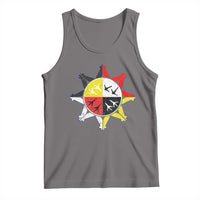 Oglala Lakota Nation Medicine Wheel Native American Tank Top - Wonder Print Shop